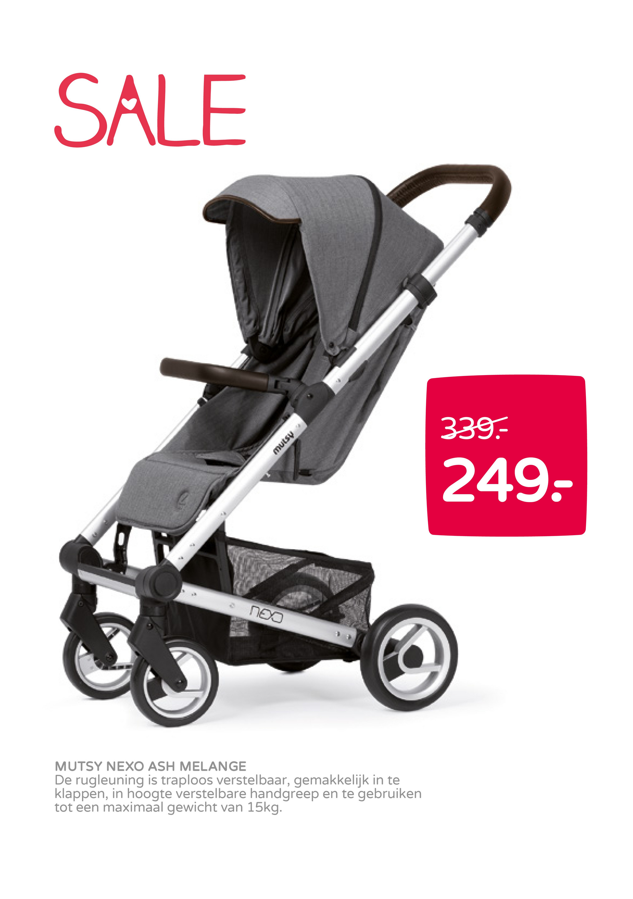 Mutsy nexo buggy ash 2024 melange